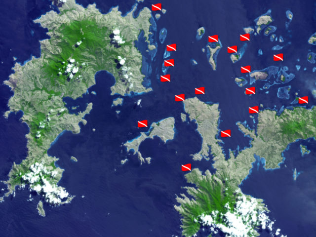 Diving spots